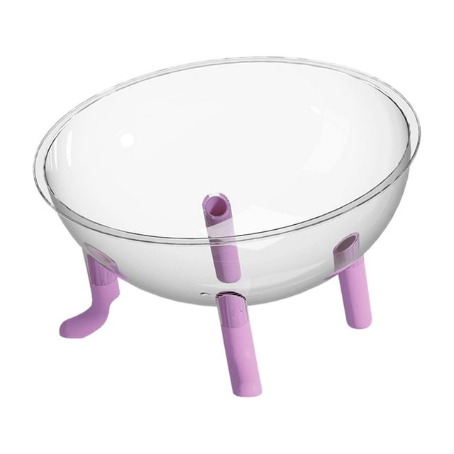 Cama para gatos Clear Space Capsule, cama elevada para mascotas, accesorios para mascotas, resistente y práctica, cuatro Púrpura