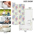 thumbnail image 3 of Dreamtimes Hydrangeas Hand Towels, 2 PCS, Highly Absorbent Soft Cotton Face Towels Bathroom Decorative Towel for Beach Gym Spa Shower, 16x28In, 3 of 7