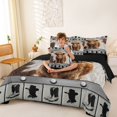 thumbnail image 3 of Feelyou Rustic Cow Bedding Comforter Set 7pcs, Cowboy Boot King Bedding Sets, 3 of 7