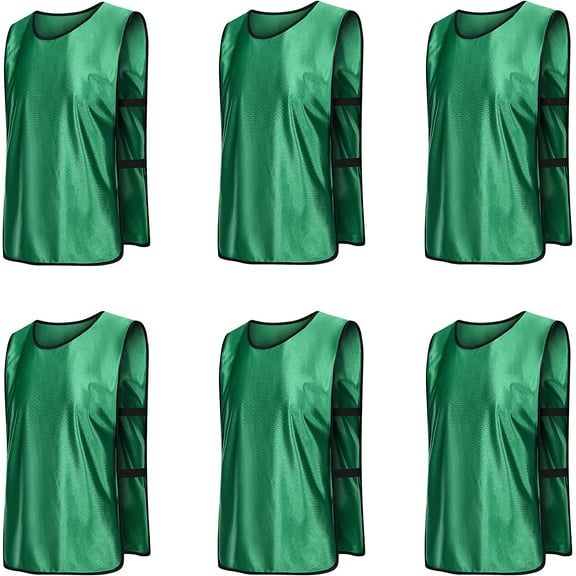 YOUI-GIFTS 6 Pack Scrimmage Vests/Sport Pinnies/Soccer Bibs for Kid and Adult