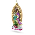 thumbnail image 2 of Reverent Virgin Mary Glass Christmas Ornament, 2 of 4