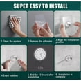thumbnail image 5 of 10pcs Strong Adhesive Nails Wall Poster Seamless Wall Hook Waterproof Durab, 5 of 7