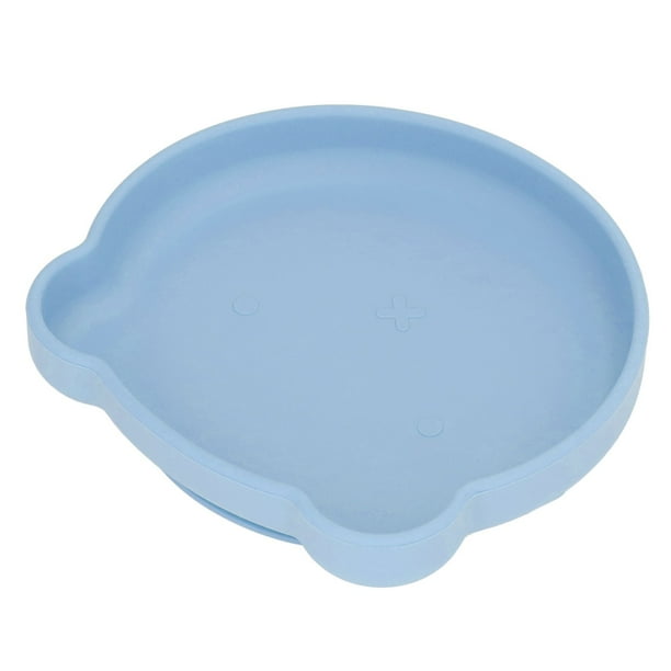 Utensilio de silicona BuyWeek plato de succión para bebés forma de oso