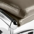 thumbnail image 3 of BBF Move 40 Series High Back Faux Leather Executive Office Chair in Washed Gray, 3 of 5
