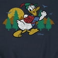 thumbnail image 3 of Disney - Mickey & Friends - Donald Duck Happily Going on a Hike - Men's Crew Neck Fleece Pullover, 3 of 5