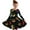 Yellow, variant on Odeerbi Kids Girls Fall Winter Flowy Princess Dresses Long Sleeve Stretchy Dress A Line Twirly Skater School Recital Dress Black