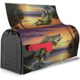 thumbnail image 3 of Bass Fish Mailbox Cover Mailbox Wraps, Waterproof Mailbox Covers Magnetic Post Box Cover Large Size 25.5"(L) x 21"(W) Garden Yard Outside Farmhouse Home Decor, 3 of 6