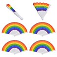 thumbnail image 1 of Ventilador plegable Renashed Pride Rainbow LGBT Plastic x6, 1 of 7