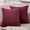 Red, variant on Dtwnek 2 Pack Linen Throw Pillow Covers Decorative Pillowcases, Square Pillow Cover Cushion Cases for Sofa Couch Home, 16x16inch