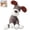 A, variant on Bisitoy Dog Toys, Rope Chew and Plush Squeaky Interactive Toy for Tough Biting
