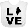 thumbnail image 3 of Inktastic Love Maine Boys or Girls Baby Bib, 3 of 4