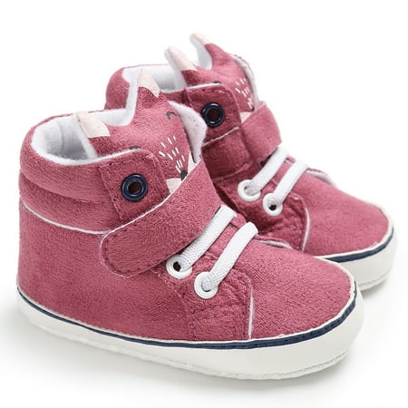 

YOHOME Baby Girl Boys Hight Cut Shoes Sneaker Anti-slip Soft Sole