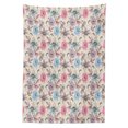 thumbnail image 3 of Ambesonne Floral Tablecloth Rectangular Table Cover, Lily and Poppies Sketch, 60"x90", Multicolor, 3 of 4