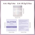 thumbnail image 3 of 4 Color Colorful Highlight Gel Hair Face Body Multi Purpose Sequin Gel Glitter Eye Shadow Makeup, Maquillage Highlights, 3 of 9