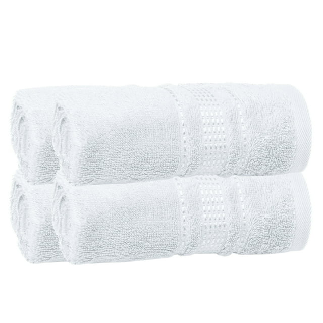 Melissa Linen Fingertip Small Hand Towels for Bathroom 100% Turkish Cotton Premium Towel Sets