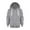 Grey QJPBAM1, variant on Kids Rain Coat Toddler Plain Kangaroo Pocket Fleece Hooded Outerwear Elastic Rib Trim Loungewear Daily Top Layer(5-6 Years,Yellow)