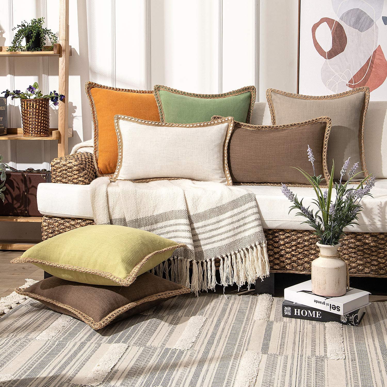 Phantoscope farmhouse pillow covers sale