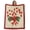 Red, variant on Christmas Candy Cane Throw Blanket, Flannel Fleece Blanket with Striped Design for Couch, Xmas Red Bow Pine Branch Retro Soft Breathable All Season Plush Blankets for Sofa Office Chair 30"x40"