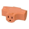 Philips 3-Outlet Heavy Duty T-Tap, Orange