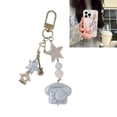 thumbnail image 2 of Resin Telephone Shaped Keyring Phone Strap Compact Retro Design For Children Practical Key Organiser Accessory, 2 of 8