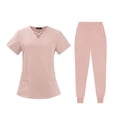 thumbnail image 4 of Conjunto de uniforme de enfermería para mujer, pantalones, ropa de trabajo uniforme para enfermeras SG Yuyangstore uniforme de mujer, 4 of 7