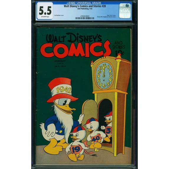 Walt Disney's Comics and Stories #28 - CGC 5.5 Comic Book