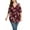 F Wine Red, variant on Daystry Plus Size Tops for Women Sexy Empire Waist Dressy Cold Shoulder Short Sleeve Shirts Purple-3X