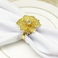 thumbnail image 3 of Zeus 6Pcs Napkin Ring Decorative Holder Buckle Craft Metal Plating Simply Style Holder for Restaurant, 3 of 7