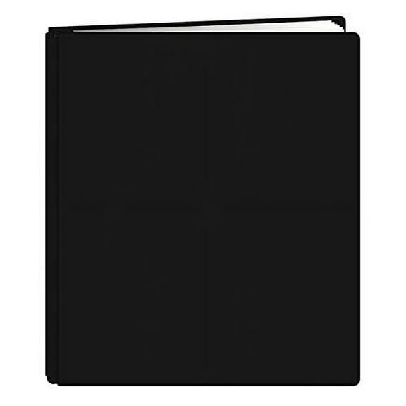 Pioneer Family Treasures Fabric Post Bound Album 8.5"X11"-Black