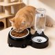 thumbnail image 3 of Cuenco elevado de dos en uno para gatos y perros, con dispensador de agua y comedero inclinado, 3 of 5