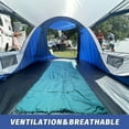 thumbnail image 4 of Pop-up Tent, 3 Person Camping Tent, Instant Portable Beach Tent, Easy Pop Up Shade Tents 2 Doors for Camping Hiking & Traveling with Carrying Bag, 4 of 7