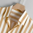 thumbnail image 6 of Fengyings Men's Shirts Casual Long Sleeve Button-Down Striped Dress Shirt, 6 of 8