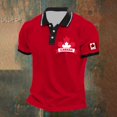 thumbnail image 2 of Men's Shirt with Embroidered Maple Motif for Casual Everyday Comfort and Canadian Celebration, 2 of 3