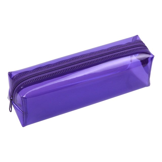 Caja de plástico transparente para guardar bolígrafos, estuche escolar, portalápices, bolsa para pinceles de pintura, papelería de regalo, 1 unidad