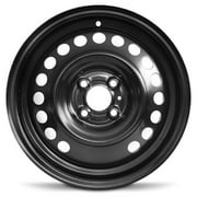 Road Ready 15" Steel Wheel Rim for 2012-2017 Nissan Versa 15x6 inch Black 4 Lug