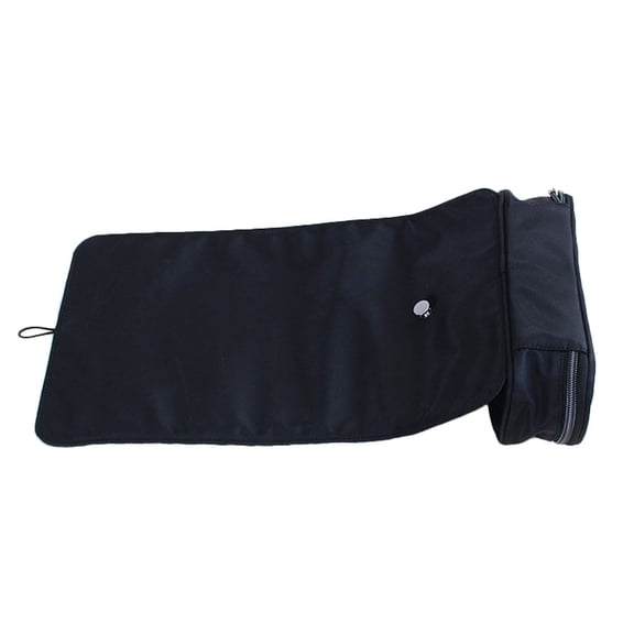 Soimiss Black Oxford Cosmetic Bag for Travel Storage and Organization