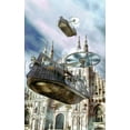 thumbnail image 2 of Steampunk Flying Boat Ship Wall Mural by Wallmonkeys Peel and Stick Graphic (36 in H x 23 in W) WM158212, 2 of 4