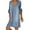B42 Light Blue Plus Size Summer Dresses Clearance Under $5, variant on Women's Graduation Dresses Summer Spring Casual 2025 V Neck Short Sleeve Vintage Flowy Swing Jean Shirt Knee Length Denim Sundress Trendy Outfits Work Dresses