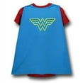 thumbnail image 5 of Wonder Woman Short Sleeve V Neck DC Comics Caped Costume T-Shirt (Women's Large), 5 of 5