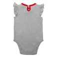 thumbnail image 5 of Girls Newborn & Infant Red/Heather Gray Cincinnati Reds Little Fan Two-Pack Bodysuit Set, 5 of 5