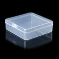 thumbnail image 6 of Square Transparent Plastic Jewelry Storage Boxes Beads Crafts for Case Container, 6 of 15