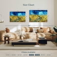 thumbnail image 4 of Elephant Stock Wheatfield With Crows 1890 Wall Art - Horizontal Canvas Wall Art - Living Room Wall Decor - Abstract Canvas - Yellow And Blue Decor By Vincent Van Gogh - 45" x 30", 4 of 8