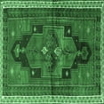 thumbnail image 1 of Ahgly Company Indoor Square Persian Emerald Green Traditional Area Rugs, 8' Square, 1 of 4