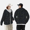 thumbnail image 6 of Kdxio Constellation Print Women Men Sun Protection UPF 50+ Jackets Zip Up Long Sleeve Hoodie Hiking Lightweight with Pockets, 6 of 8
