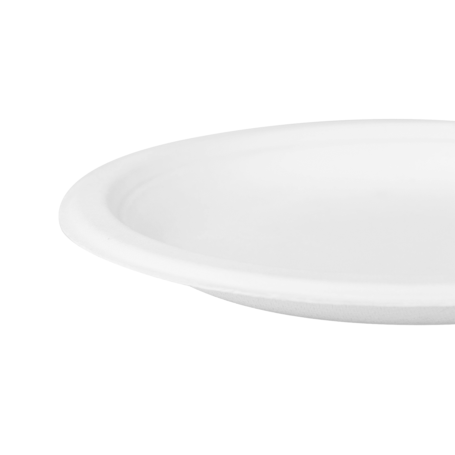 Karat Earth 6'' Paper Round Plates, Molded Fiber, White - 1,000 pcs