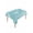 Teal Green, variant on Teal Coastal Table Cloth, Waterproof Tablecloth for Square Tables, Summer Ocean Waves Ombre Sea Starfish Reusable Washable Fabric Table Cover for Restaurant Kitchen Dining Tables 54"x54"
