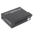 thumbnail image 1 of Ethernet Switch Converter, 850nm 1000Mbps SC 2 Fiber Multimode RJ45 Auto Negotiate Fiber Ethernet Transceiver, Cat.5e Or Cat.6 Cable, Transmission Up To 0.55km/0.34 Miles, 1 of 8