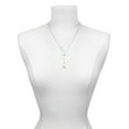 thumbnail image 3 of Delight Jewelry Silvertone Large Volleyball Silver tone Elegant Infinity Lariat Necklace, 3 of 4