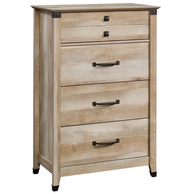 Sauder Carson 4 Drawer Chest, Lintel Oak Finish