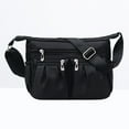 thumbnail image 3 of EeaseMX Bolso informal de gran capacidad con múltiples bolsillos, bandolera de moda, bolso de trabajo para mujer (negro), 3 of 8